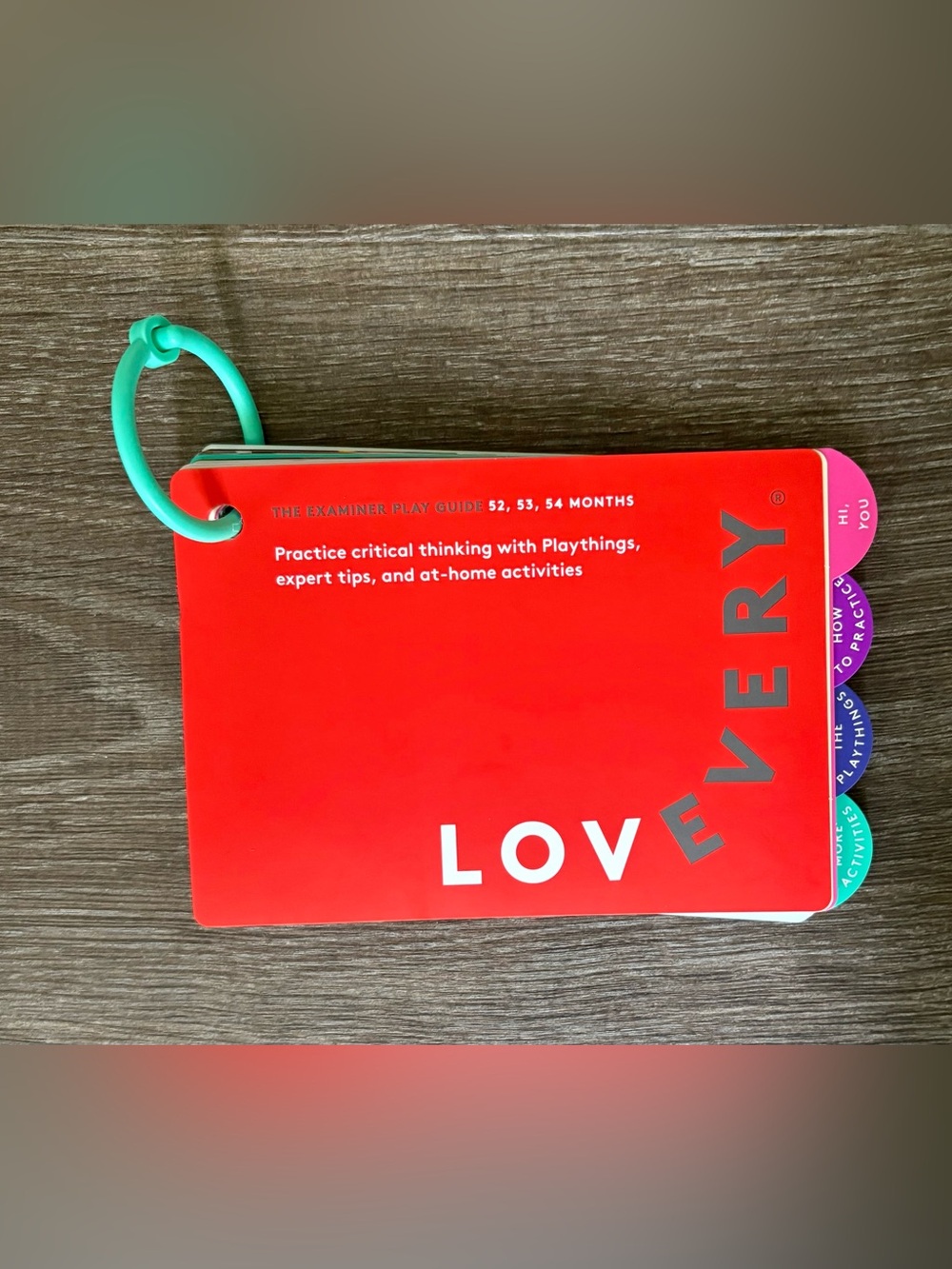 Lovevery The Examiner Play Guide - 52, 53, 54 Months - NEW!